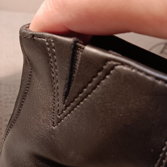 A New Day women's black dress boots asymmetric heel pointed toe sz 11 - Picture 6 of 13